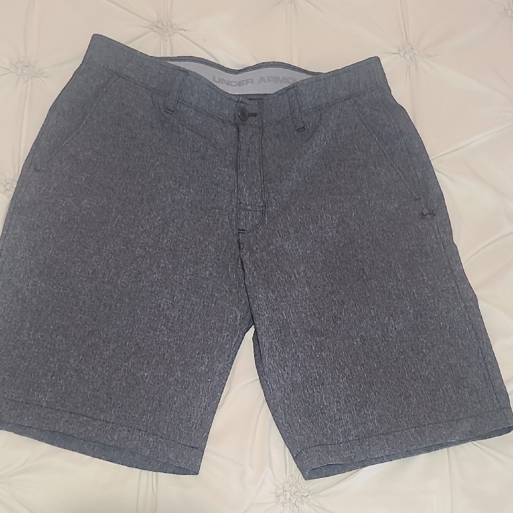Under Armour Men's Charcoal Flat Front Shorts